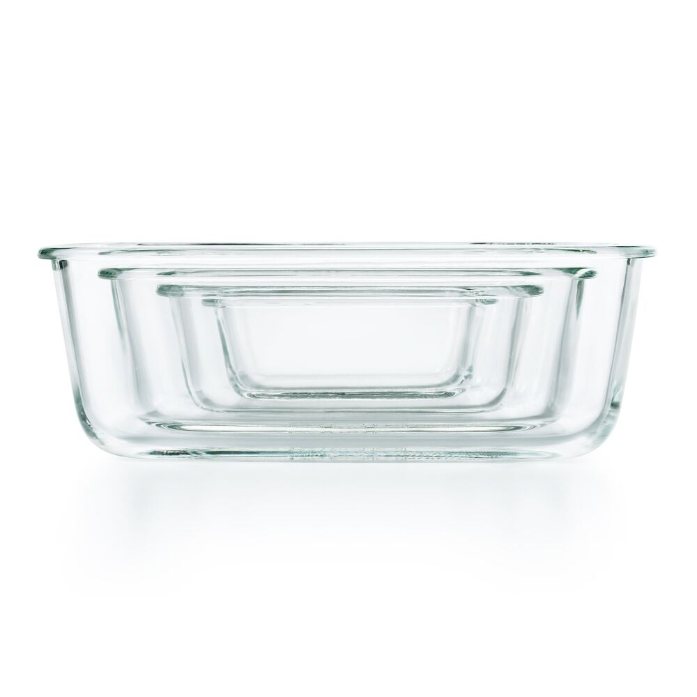Smart Seal 3.5 Cup Glass Rectangle Container - Teal T5