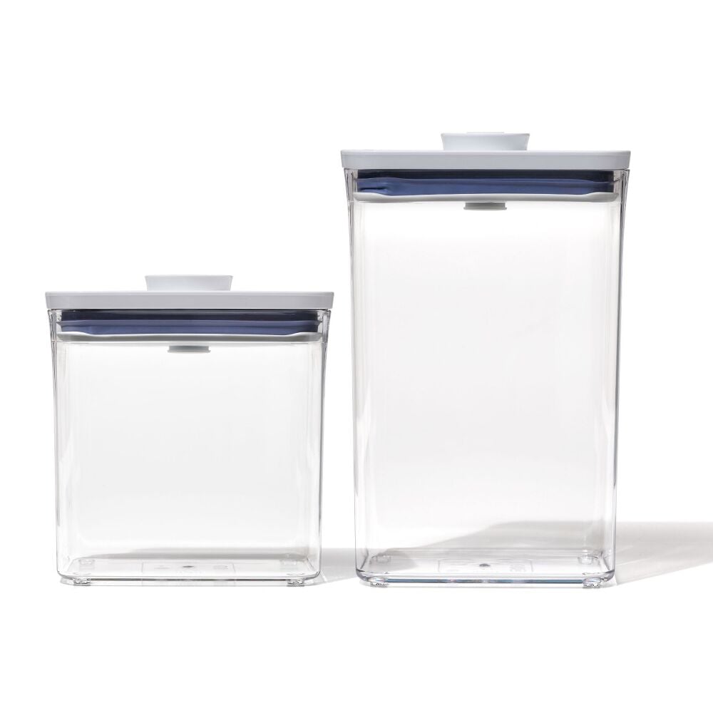 POP Container - Rectangle Medium (2.7 Qt.) & POP Container - Rectangle Short (1.7 Qt.) Bundle Z1