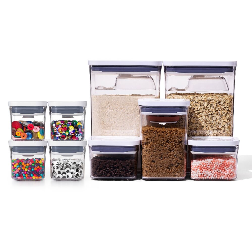 8-Piece POP Container Baking Set & POP 4-Piece Mini Container Set Bundle F4