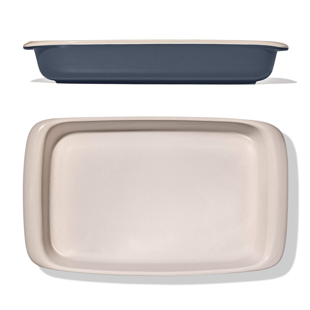 3 Qt Rectangular Stoneware Baking Dish I0