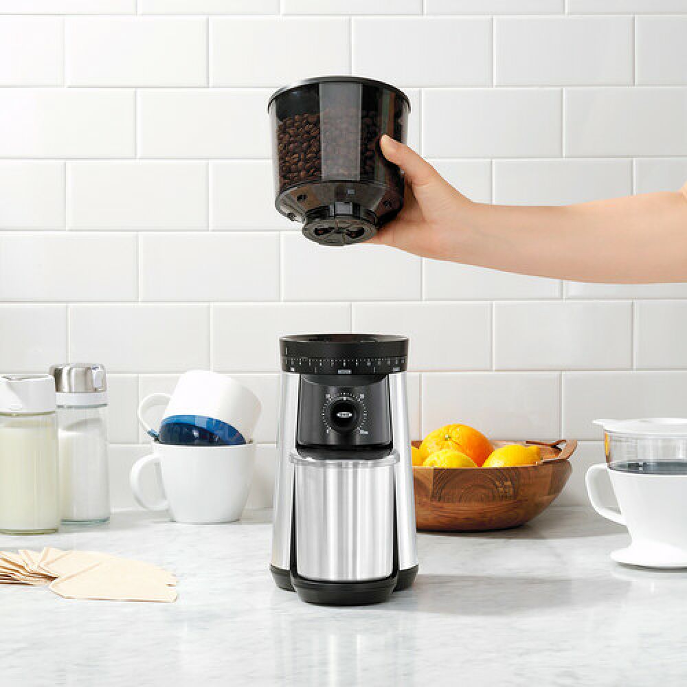 Replacement Hopper with Lid for Conical Burr Coffee Grinder S3