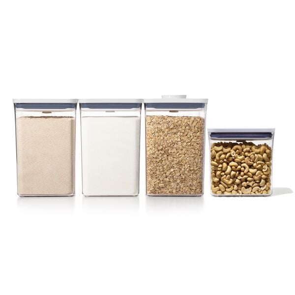 POP Container - Rectangle Short (1.7 Qt.) & 6-Piece POP Container Set Bundle P4