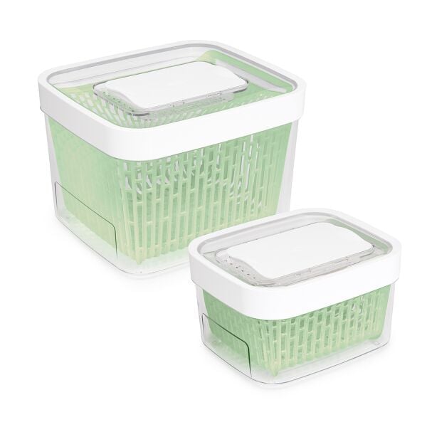 GreenSaver Produce Keeper (1.6 Qt) & GreenSaver Produce Keeper (4.3 Qt) Bundle E2