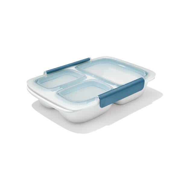Prep & Go 4.1-Cup Divided Container - Ocean Blue L9