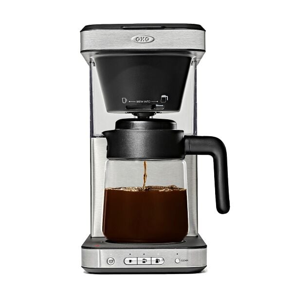8-Cup Coffee Maker with Podless Single-Serve Function and Glass Carafe H7