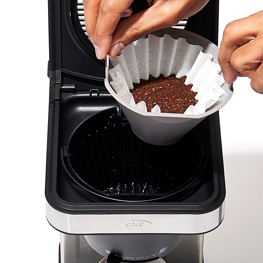 8-Cup Coffee Maker with Podless Single-Serve Function and Glass Carafe H7