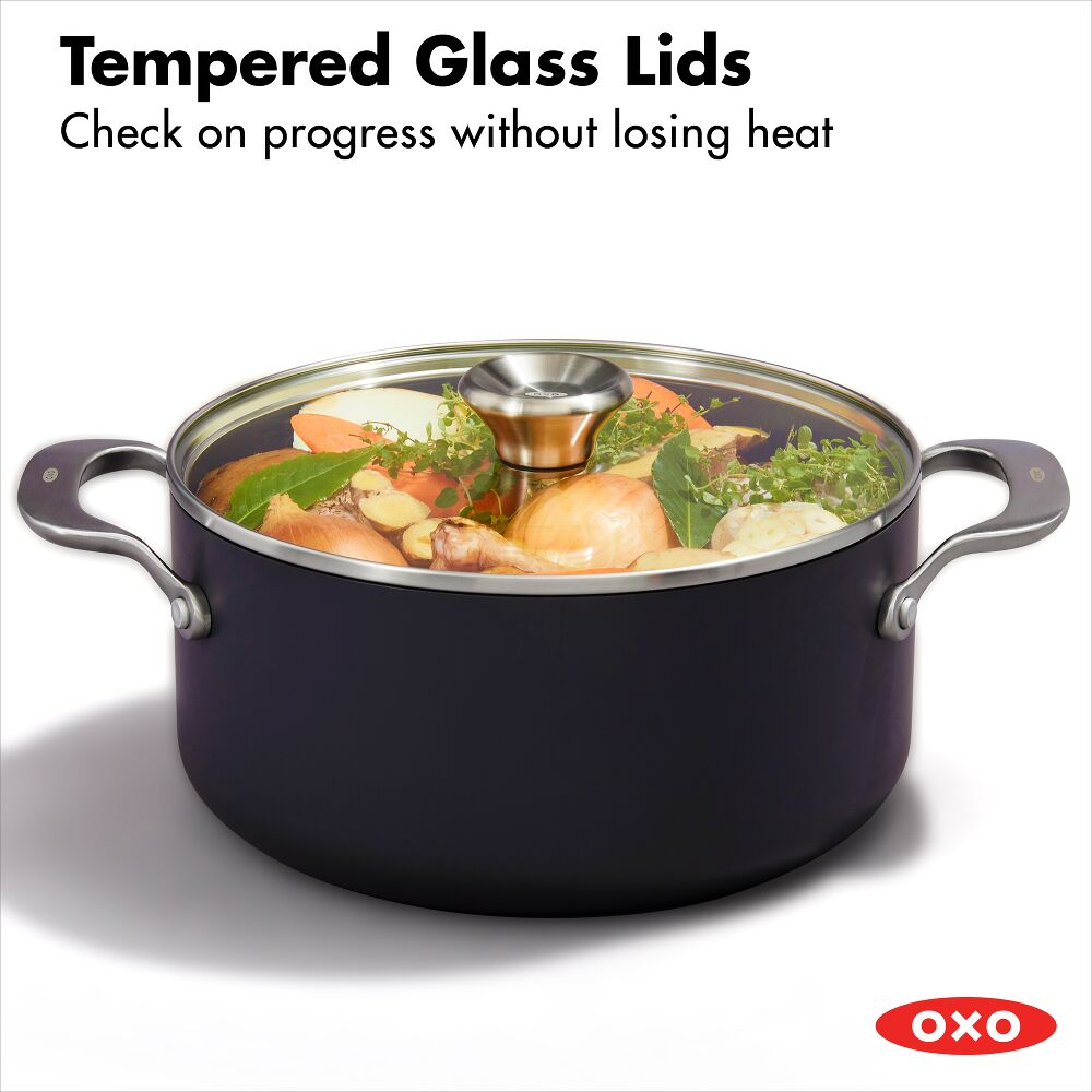 Ceramic Professional Non-Stick 5QT Stock Pot with Lid E7