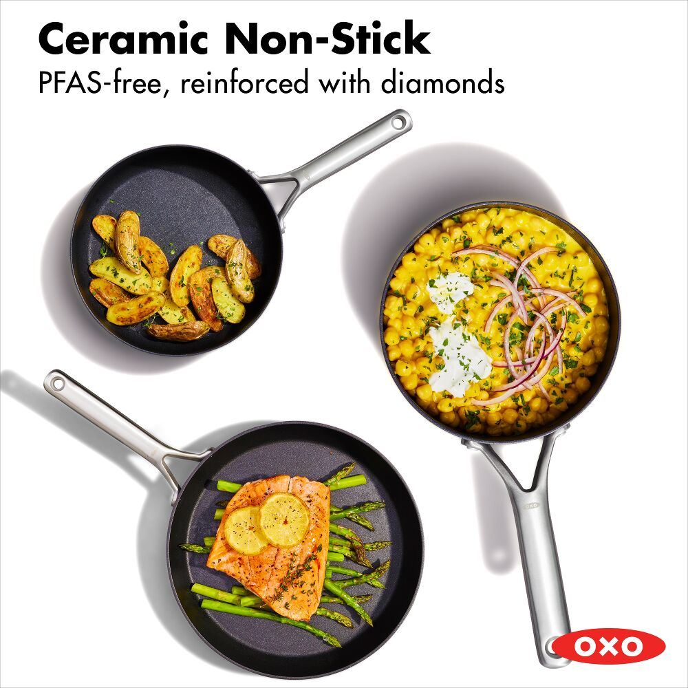 OXO Ceramic Professional Non-Stick 5-Piece Cookware Set F6