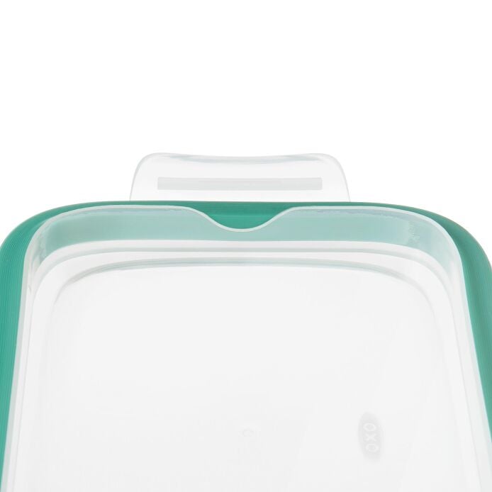 Smart Seal 8 Cup Glass Rectangle Container - Teal M1