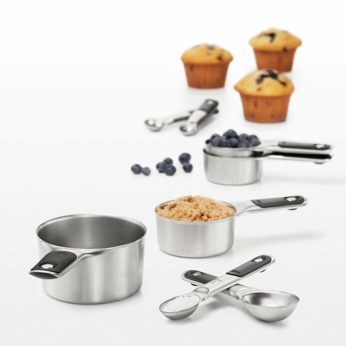 Stainless Steel Measuring Cups and Spoons Set L7