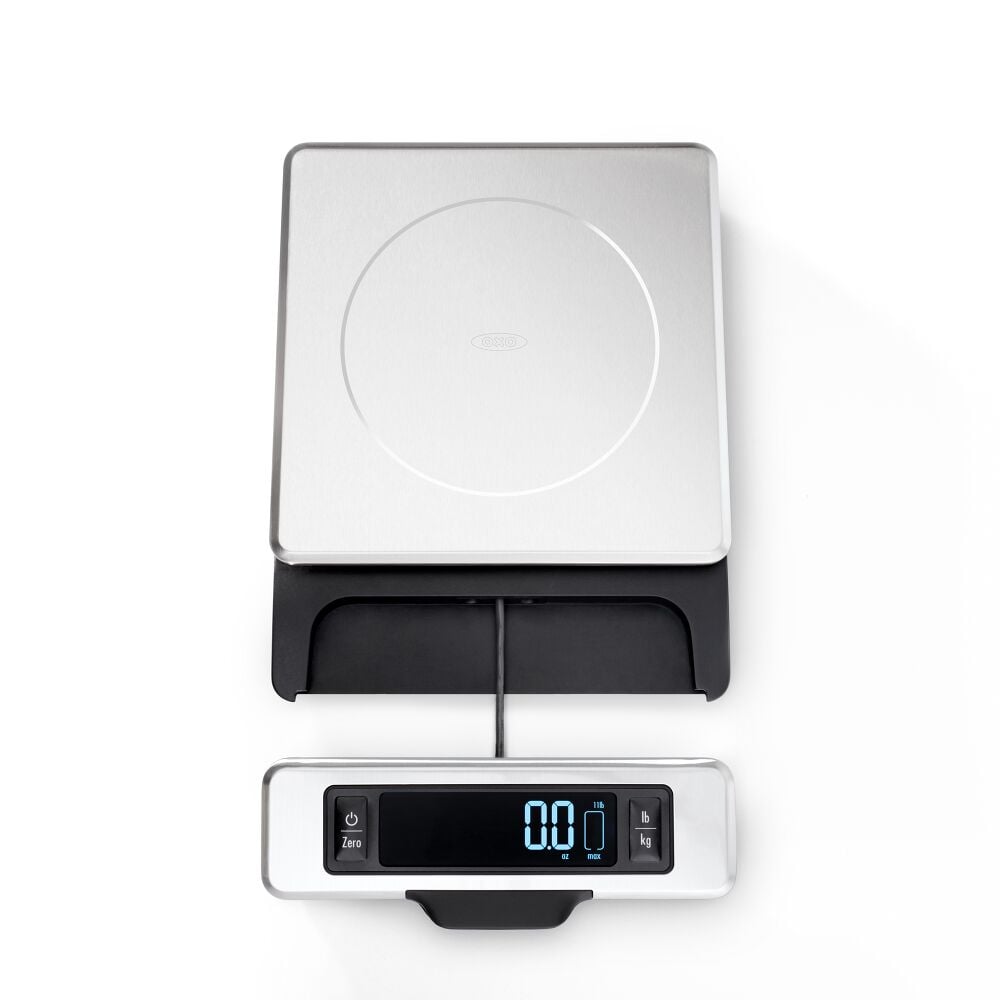 11 lb Stainless Steel Food Scale with Pull out Display F3