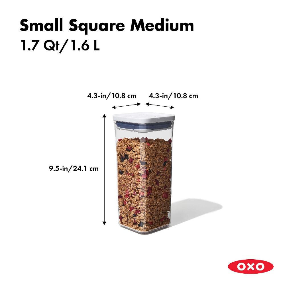 POP Container - Small Square Medium (1.7 Qt.) T6