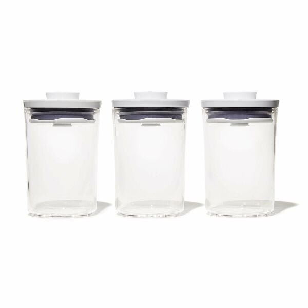 POP Round Canister 3-Piece Mini Bath Set (0.6 Qt) V8