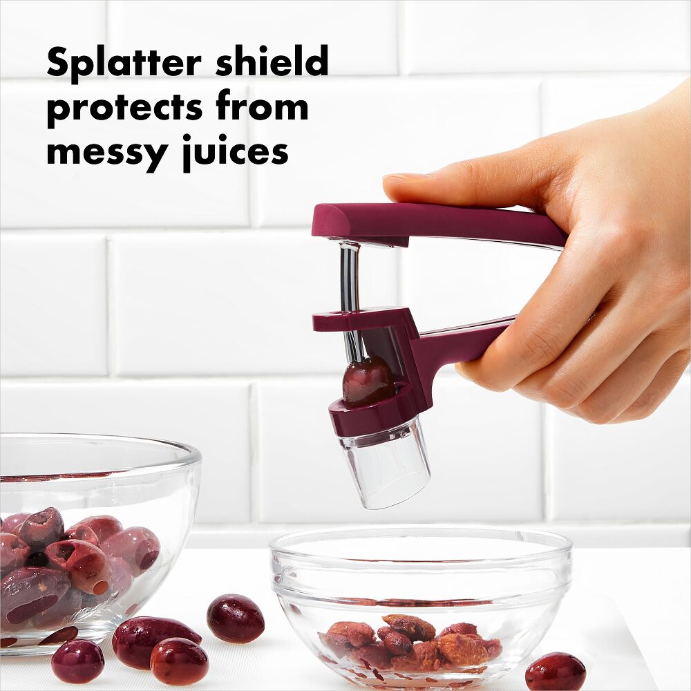 OXO Good Grips Cherry & Olive Pitter - Beet D9
