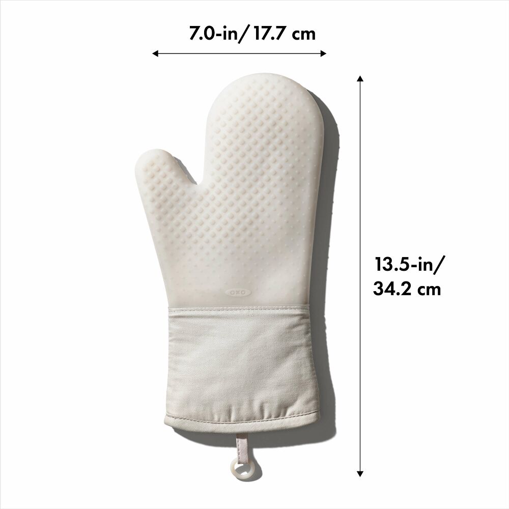 Silicone Oven Mitt - Oat H0