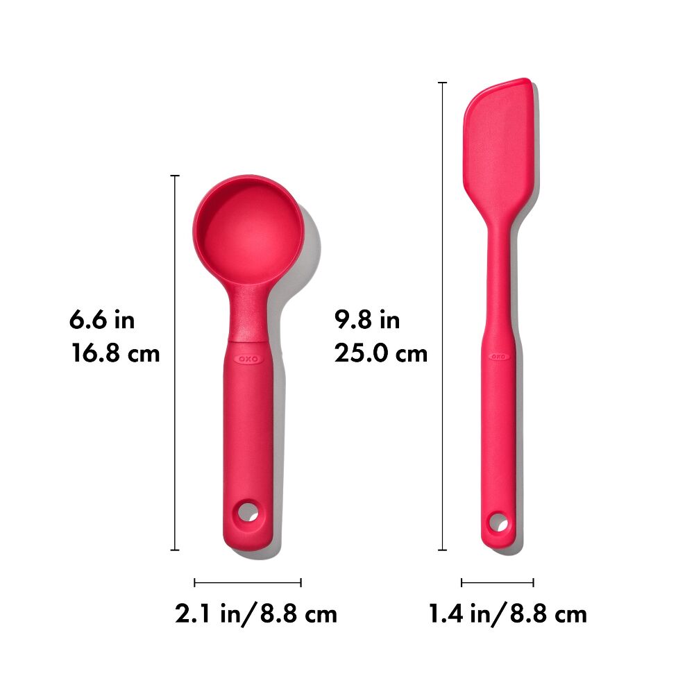 Silicone Cookie Scoop & Small Spatula Set P5