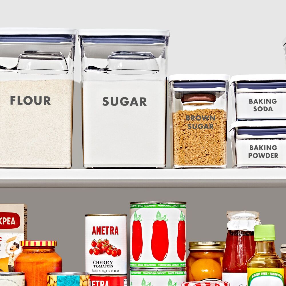 8-Piece Prelabeled Baking POP Container Set V4