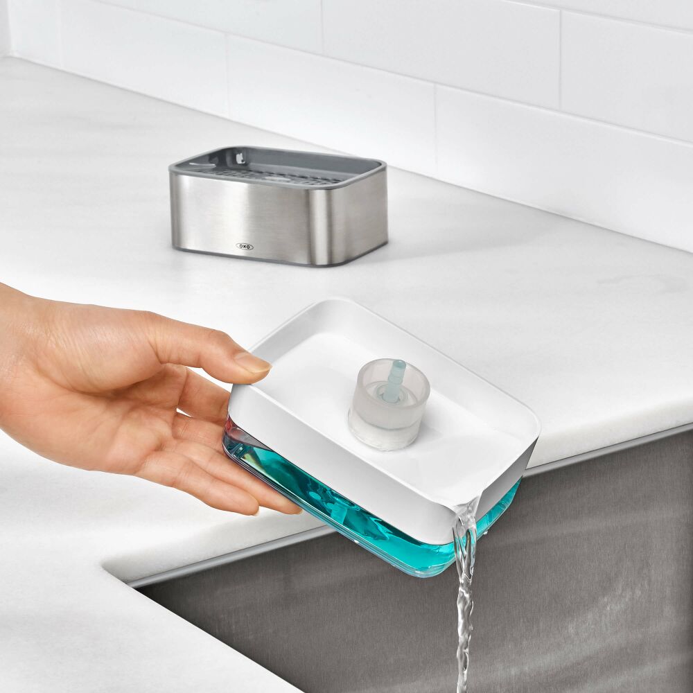 Soap Dispensing Sponge Holder W0