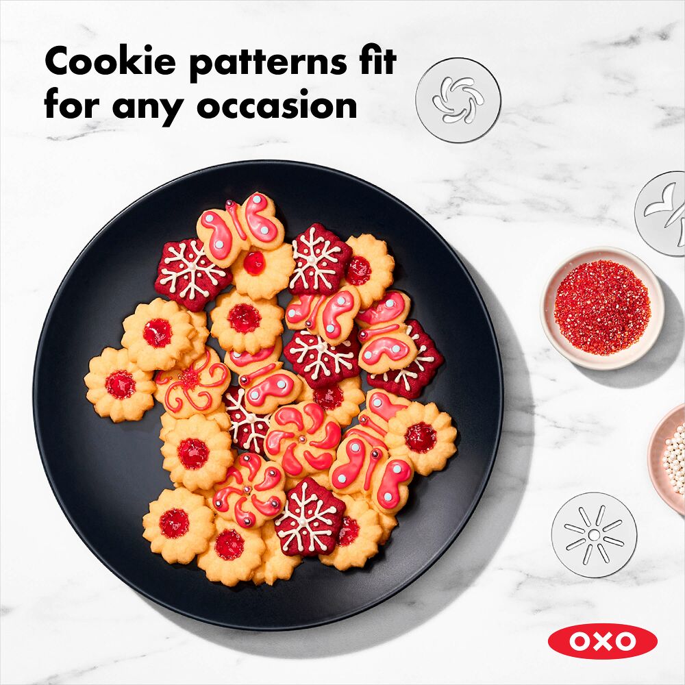 14-Piece Cookie Press Set D3