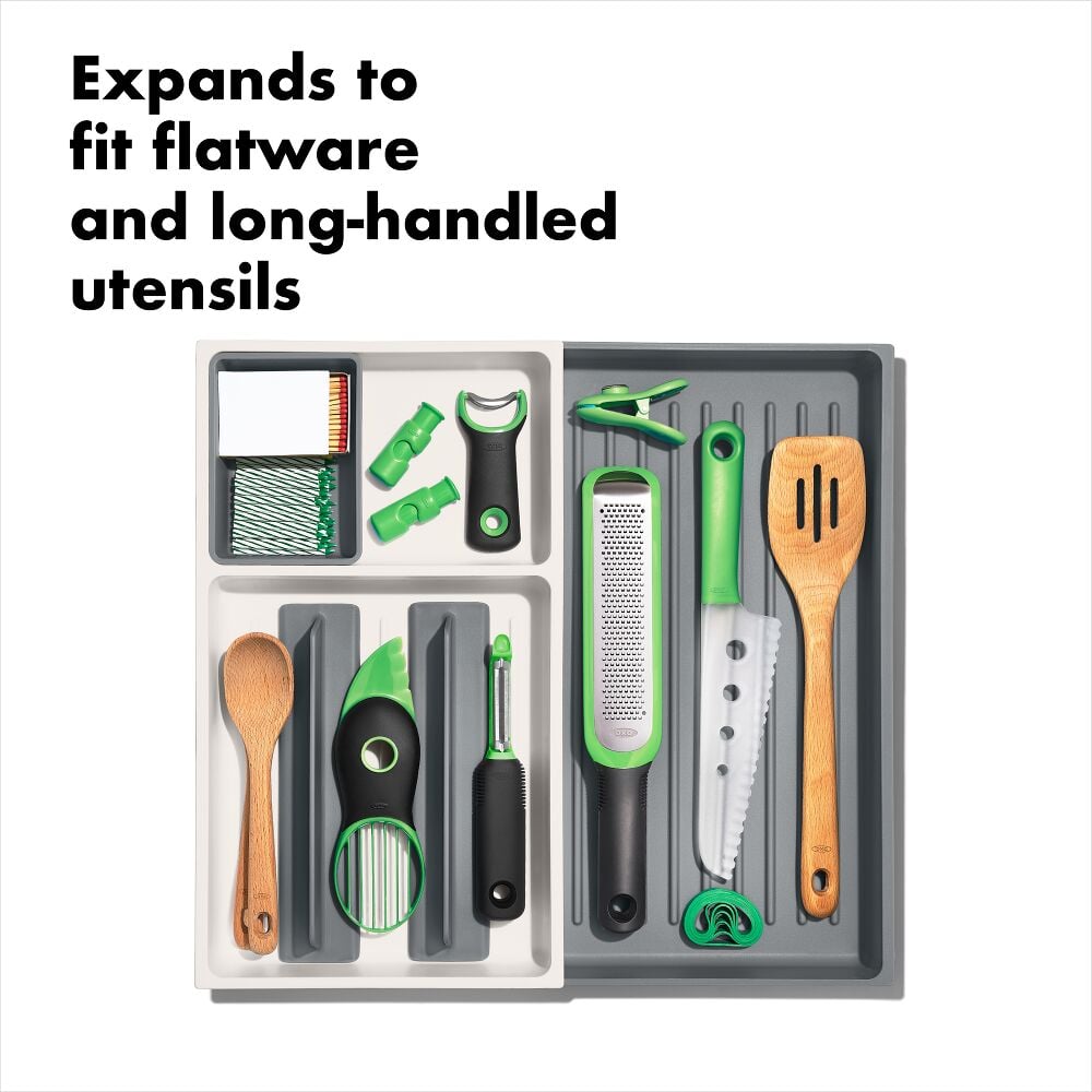 Large Expandable Kitchen Tool Drawer Organizer N7