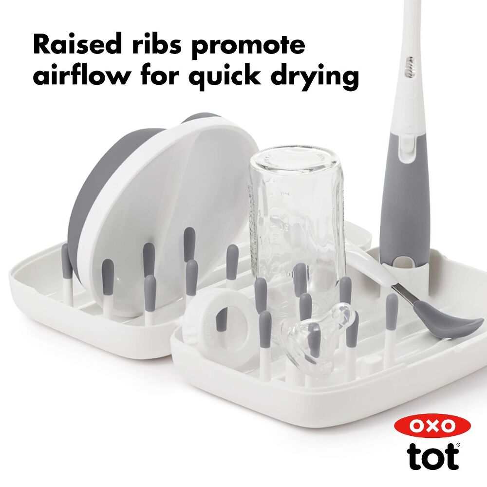 On-the-Go Drying Rack with Bottle Brush J9
