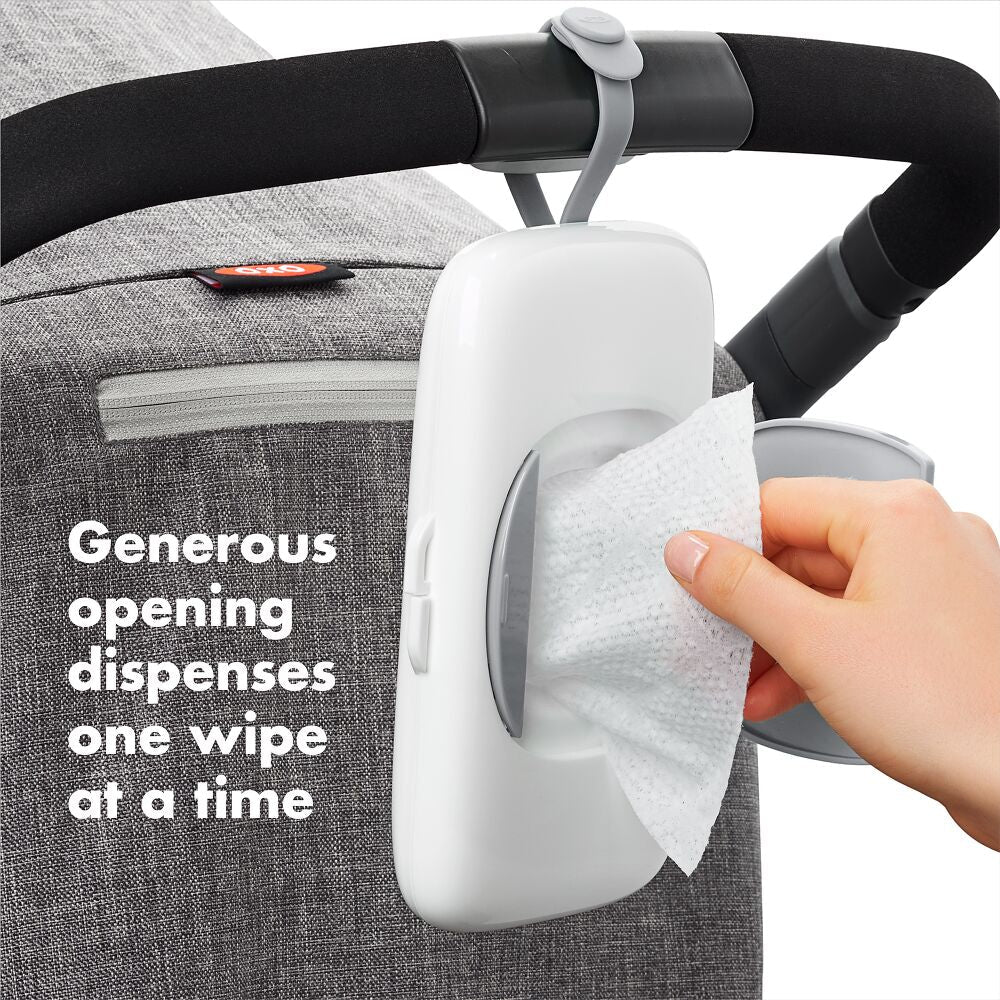 OXO TOT 2-Pack On-the-Go Wipes Dispenser, Gray W9