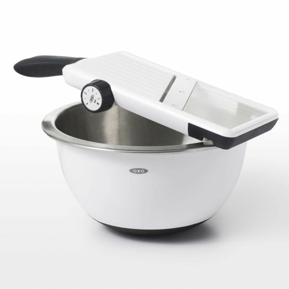 Large Adjustable Hand-Held Mandoline Slicer I3