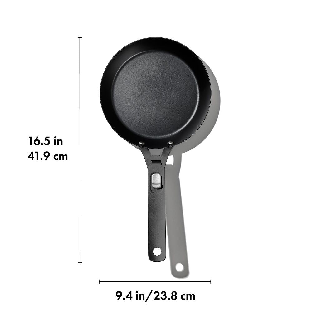Carbon Steel With Removable Handle 8in Pan V2
