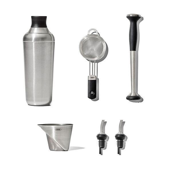 Steel 6-Piece Barware Set U6
