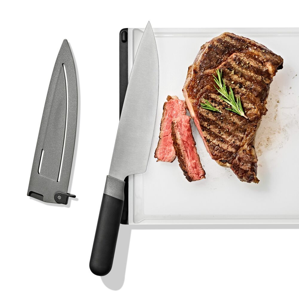 8 in Chefs Knife with Locking Sheath A2