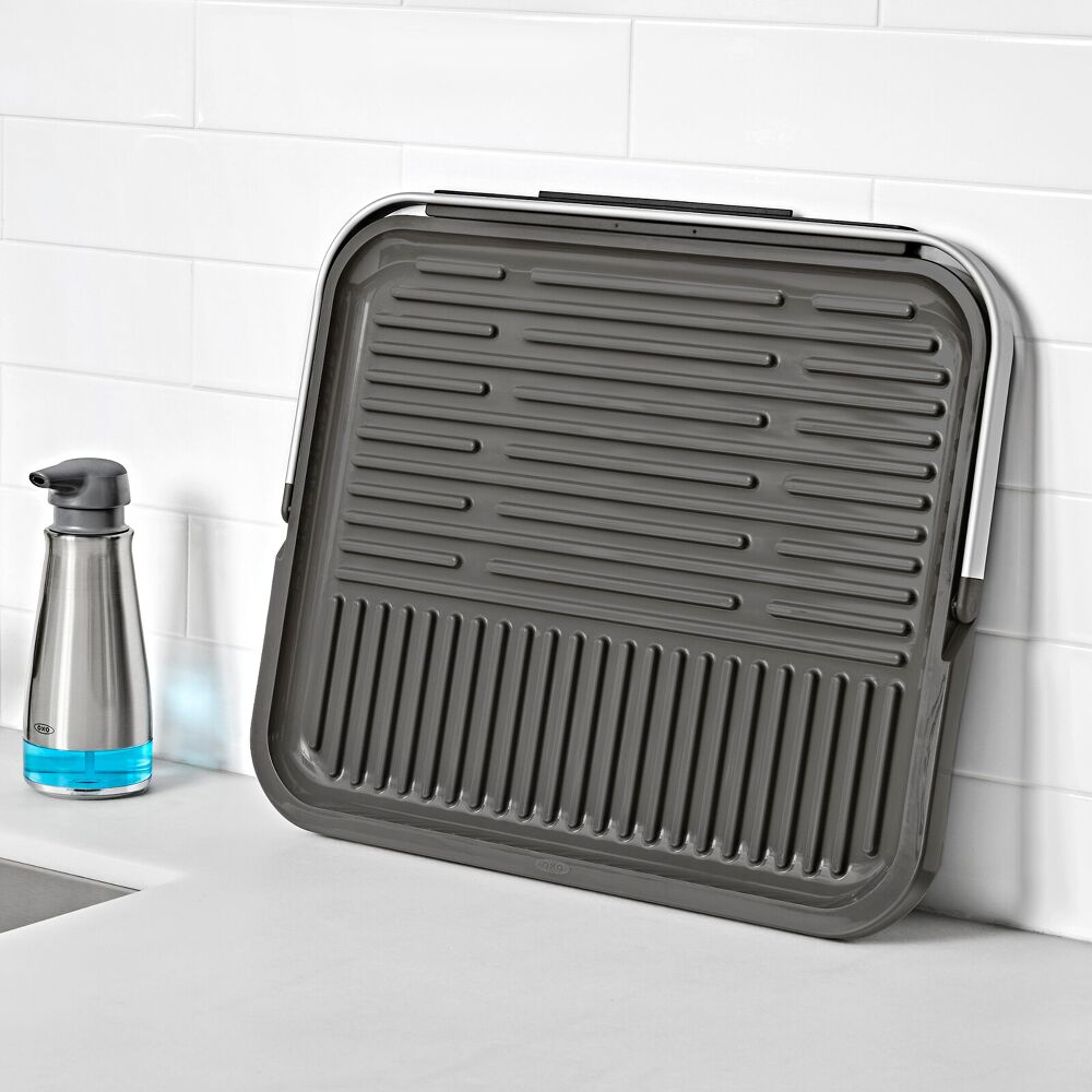 OXO Good Grips Compact Drying Rack with Dish Rest U9