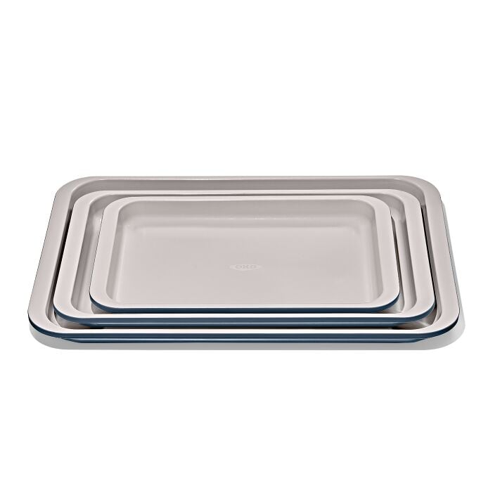 Non-Stick Pro Ceramic Coated Metal Bakeware 3 Pc Set G7