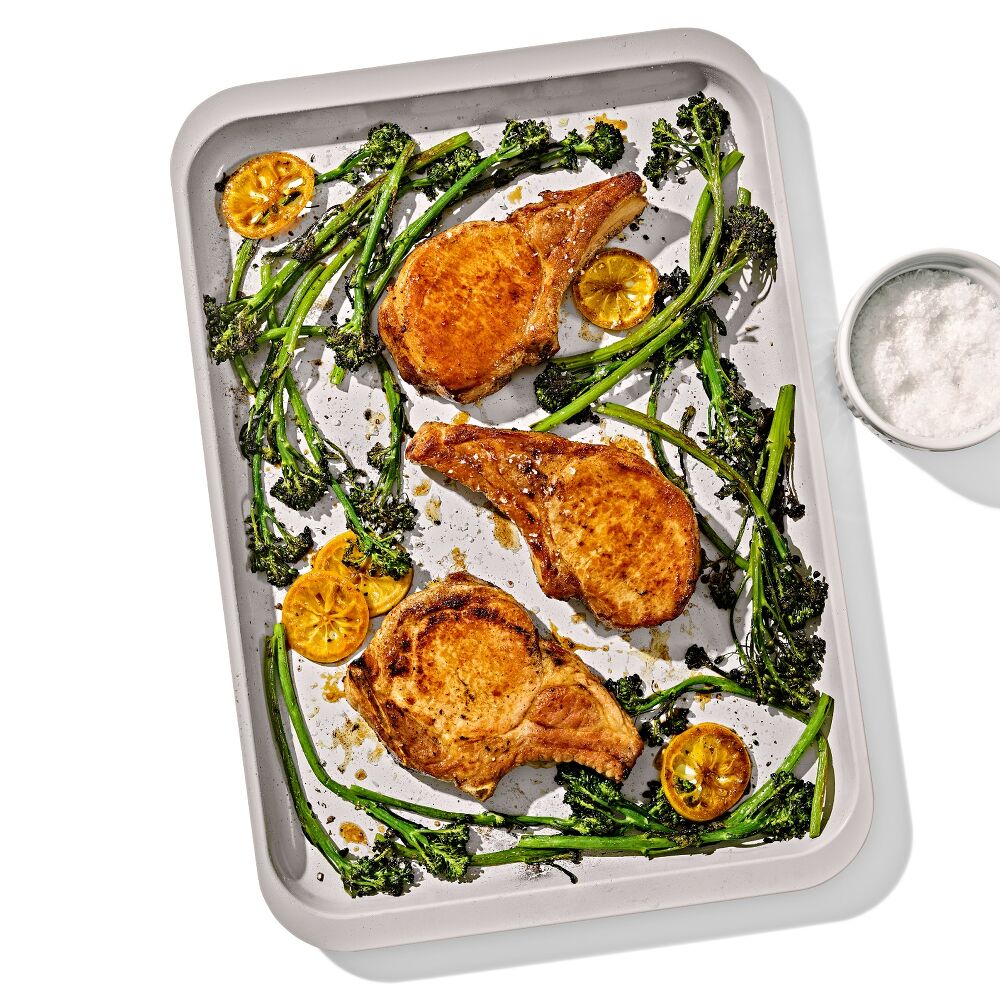 Non-Stick Pro Ceramic Coated Metal Bakeware Half Sheet Pan X9