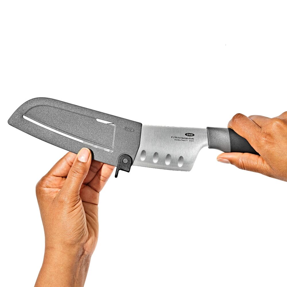 5 in Santoku Knife with Locking Sheath X7