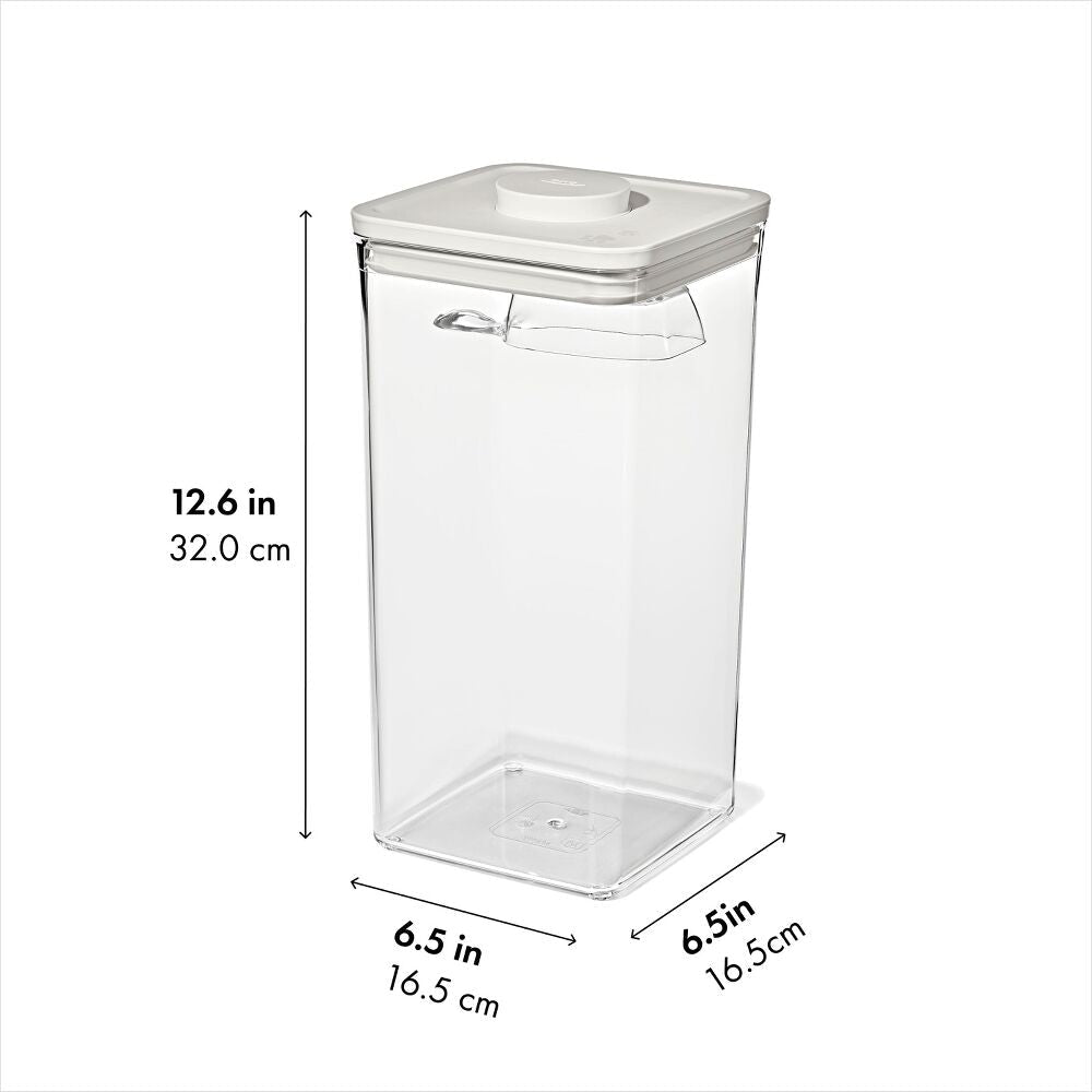 POP Container with Scoop — Big Square Tall — 6 Qt/5.7 L L2
