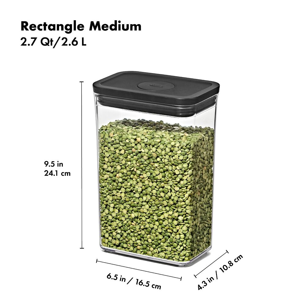 POP Container - Rectangle Medium (2.7 Qt/2.6 L) Q1