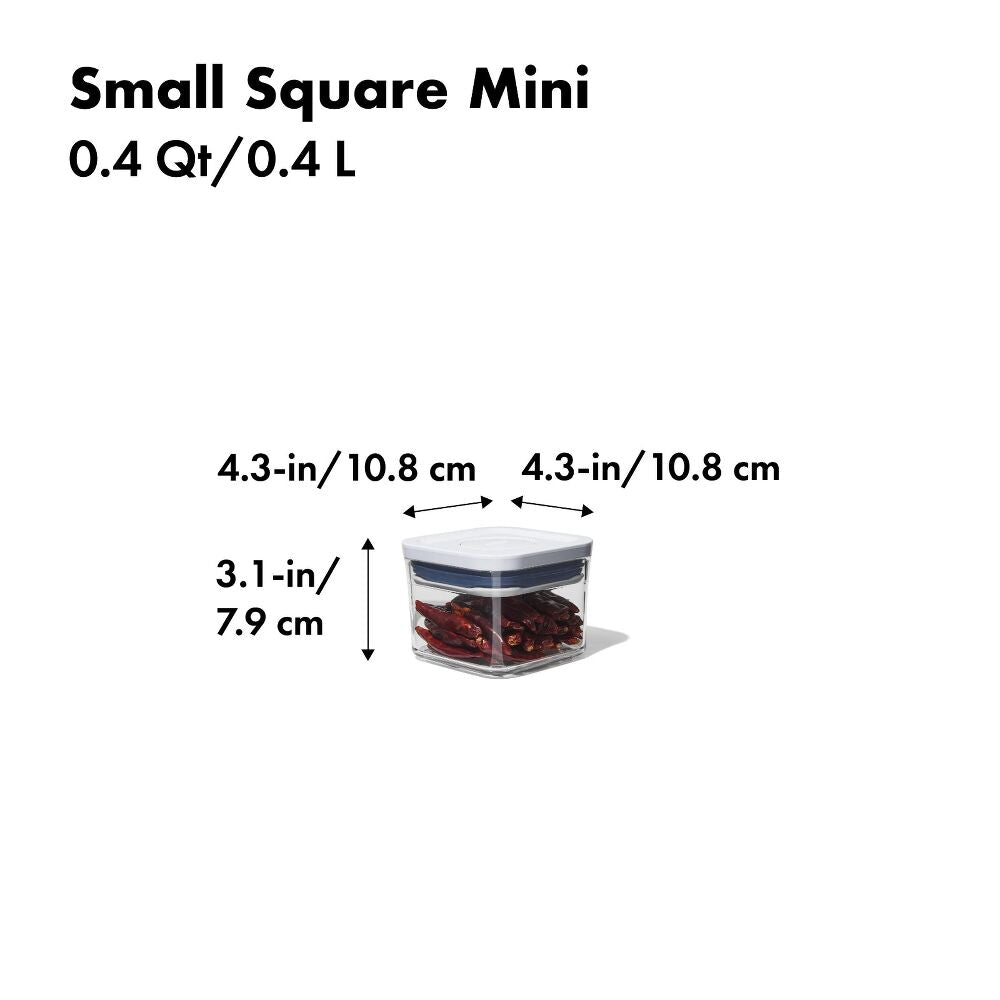 POP Container - Small Square Mini (0.4 Qt.) I5