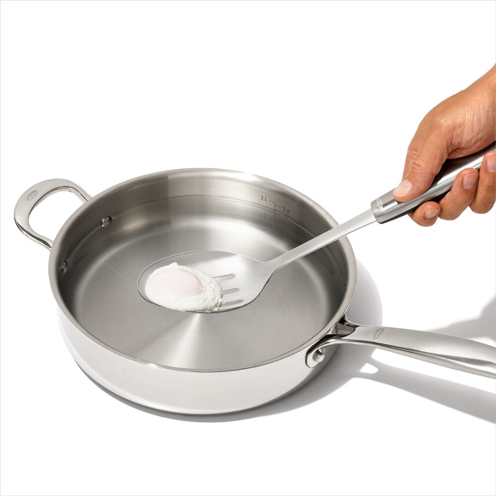 OXO Steel Slotted Cooking Spoon L9