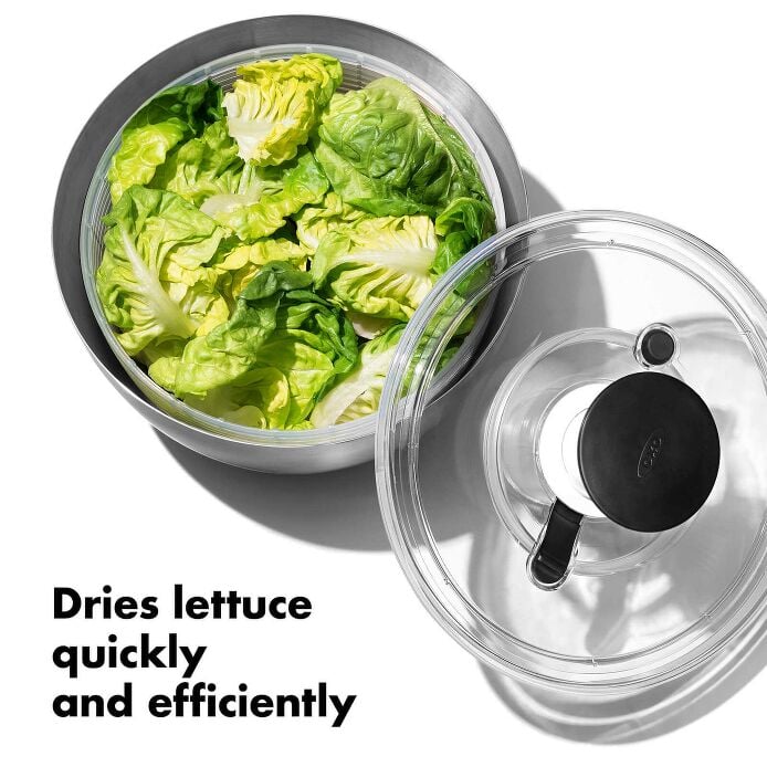 Steel Salad Spinner T3