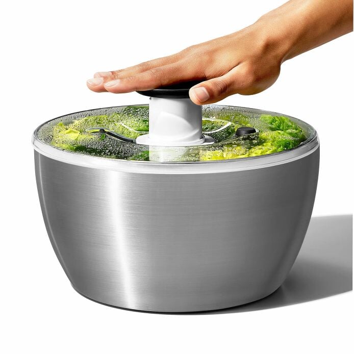 Steel Salad Spinner T3