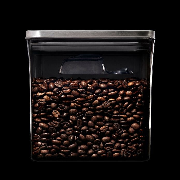 Steel Coffee POP Container (1.7 Qt) with Scoop P7