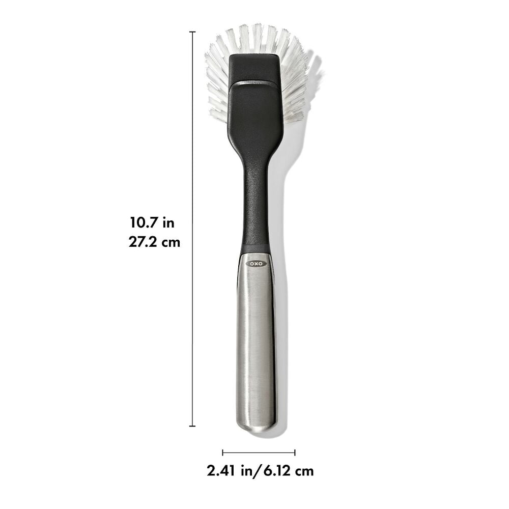 Steel Dish Brush with Replaceable Head X4
