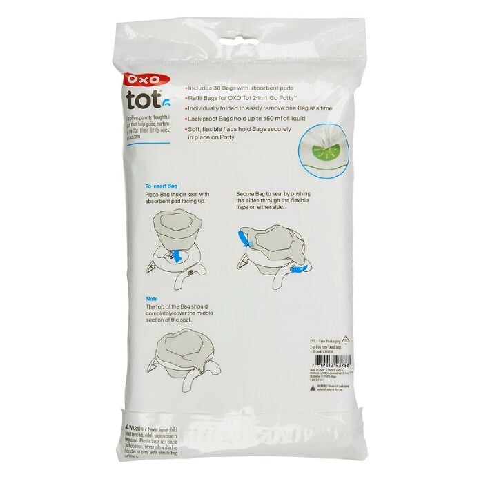 2-in-1 Go Potty™ Refill Bags - 30 Pack A7