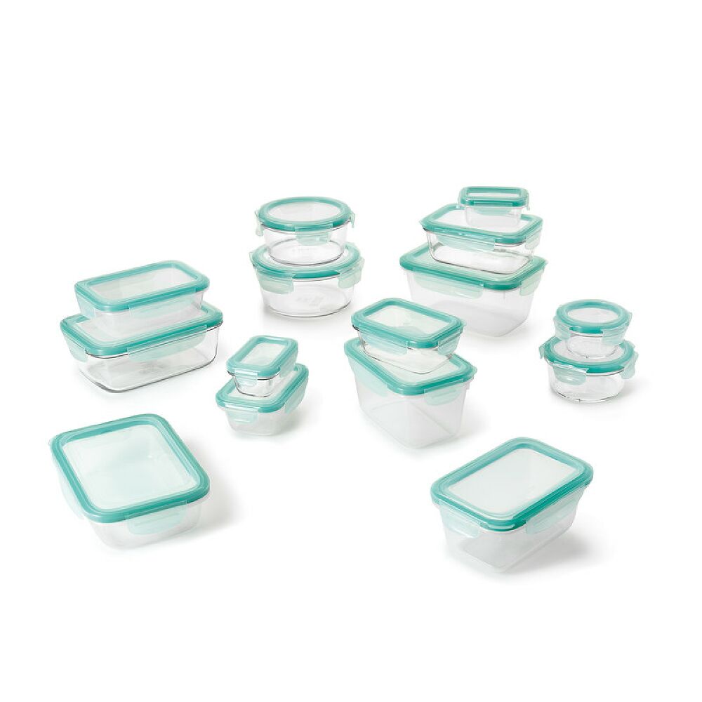 OXO Good Grips 30 Piece Smart Seal Glass & Plastic Container Set S3