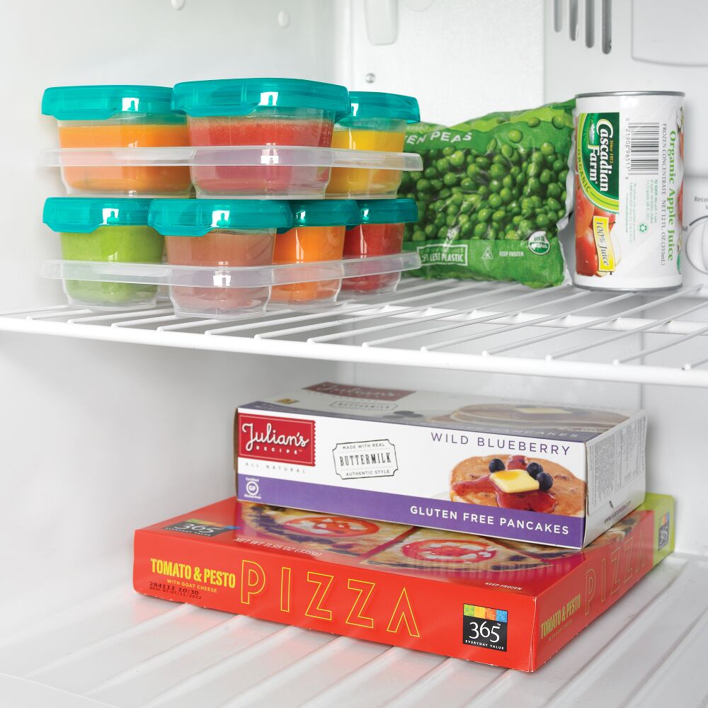 12-Piece Baby Blocks™ Plastic Freezer Storage Container Set - Tot Teal I8