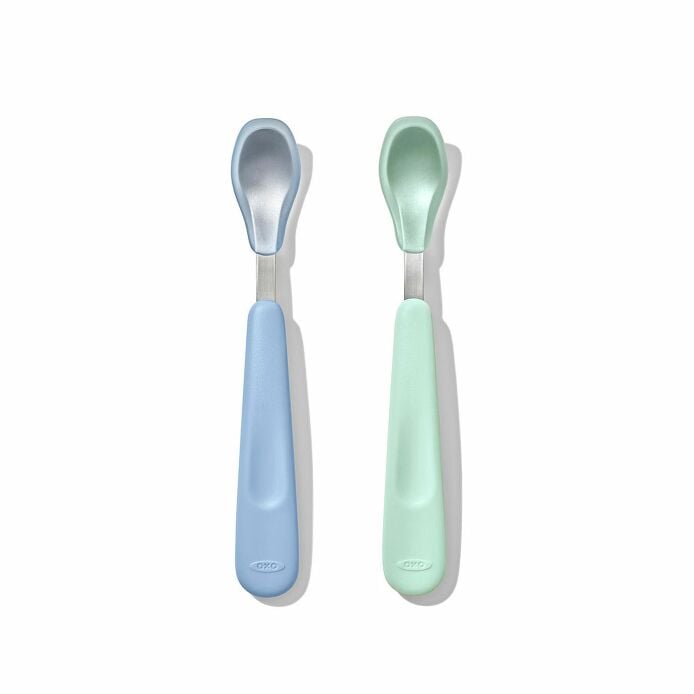 Feeding Spoon Set with Soft Silicone F2