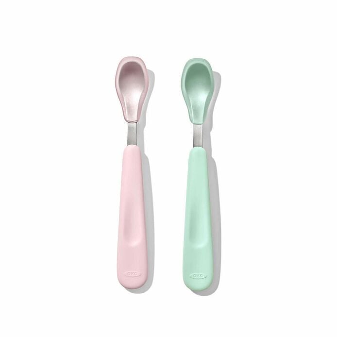 Feeding Spoon Set with Soft Silicone F2