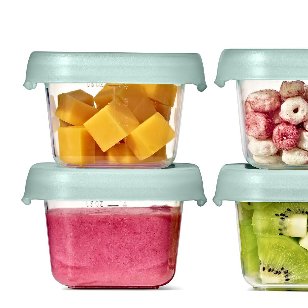 Baby Blocks Food Storage Containers (4 oz) - Opal R5