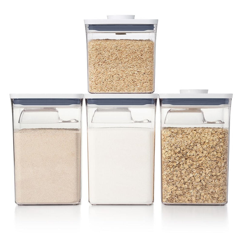 POP Container - Big Square Short (2.8 Qt.) & 6-Piece POP Container Set Bundle E8