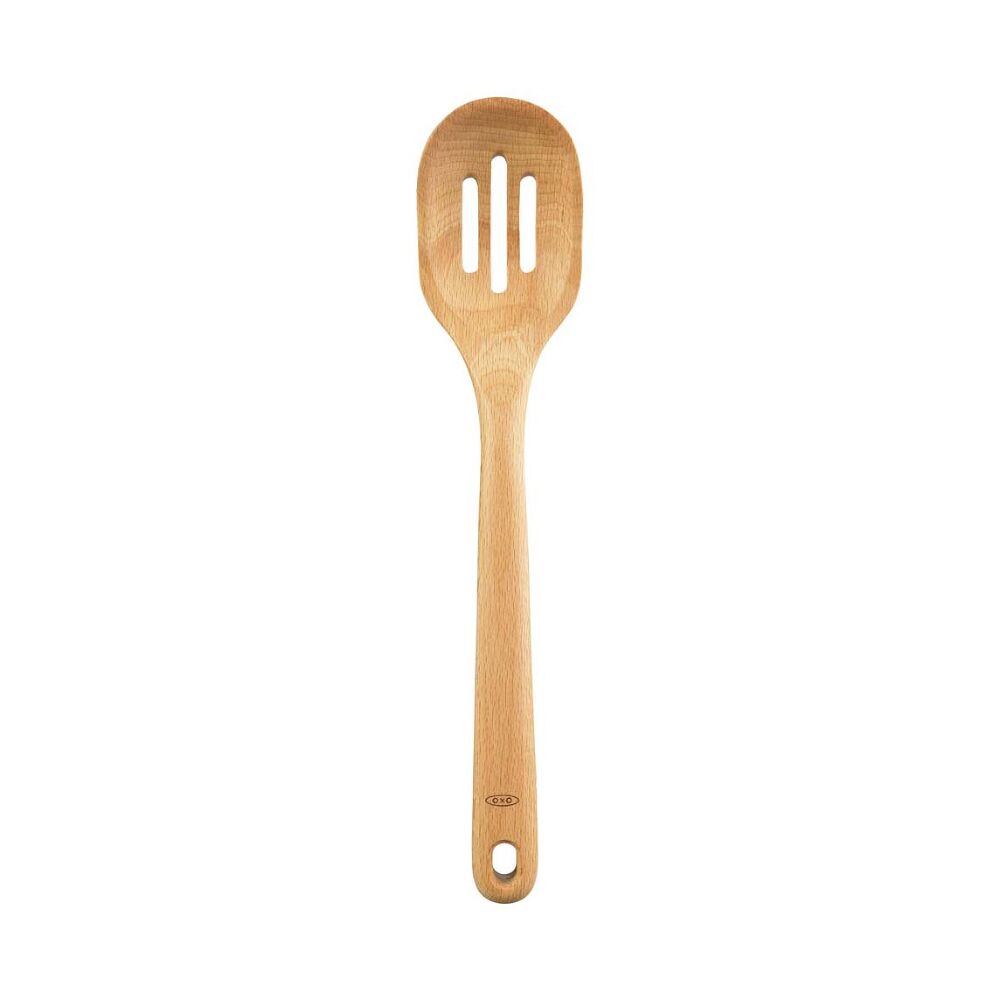 Wooden Slotted Spoon B6